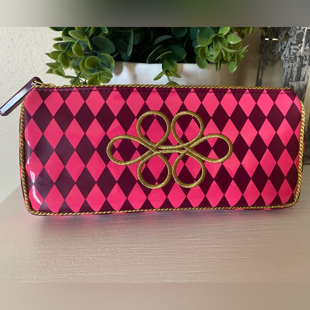 NEW MAC pink purple Cosmetic Bag